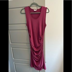 Ingrid & Isabel Maternity Ruched Dress Size Large